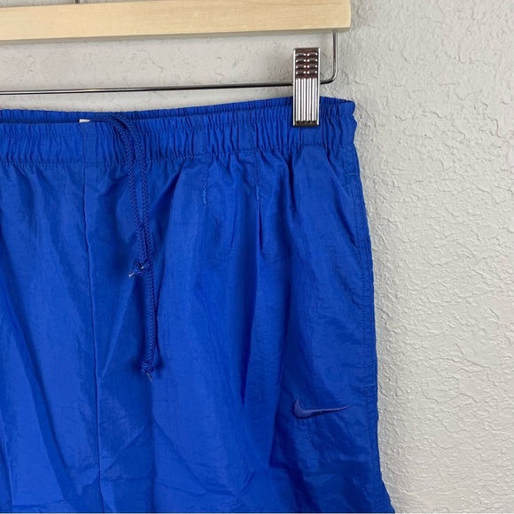 Vintage Nike Nylon Joggers Pants Blue M‎ - Picture 3 of 10